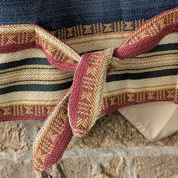 VTG 80s American Trendsetter Southwestern Stripe Vest Size Medium - Picture 6 of 10